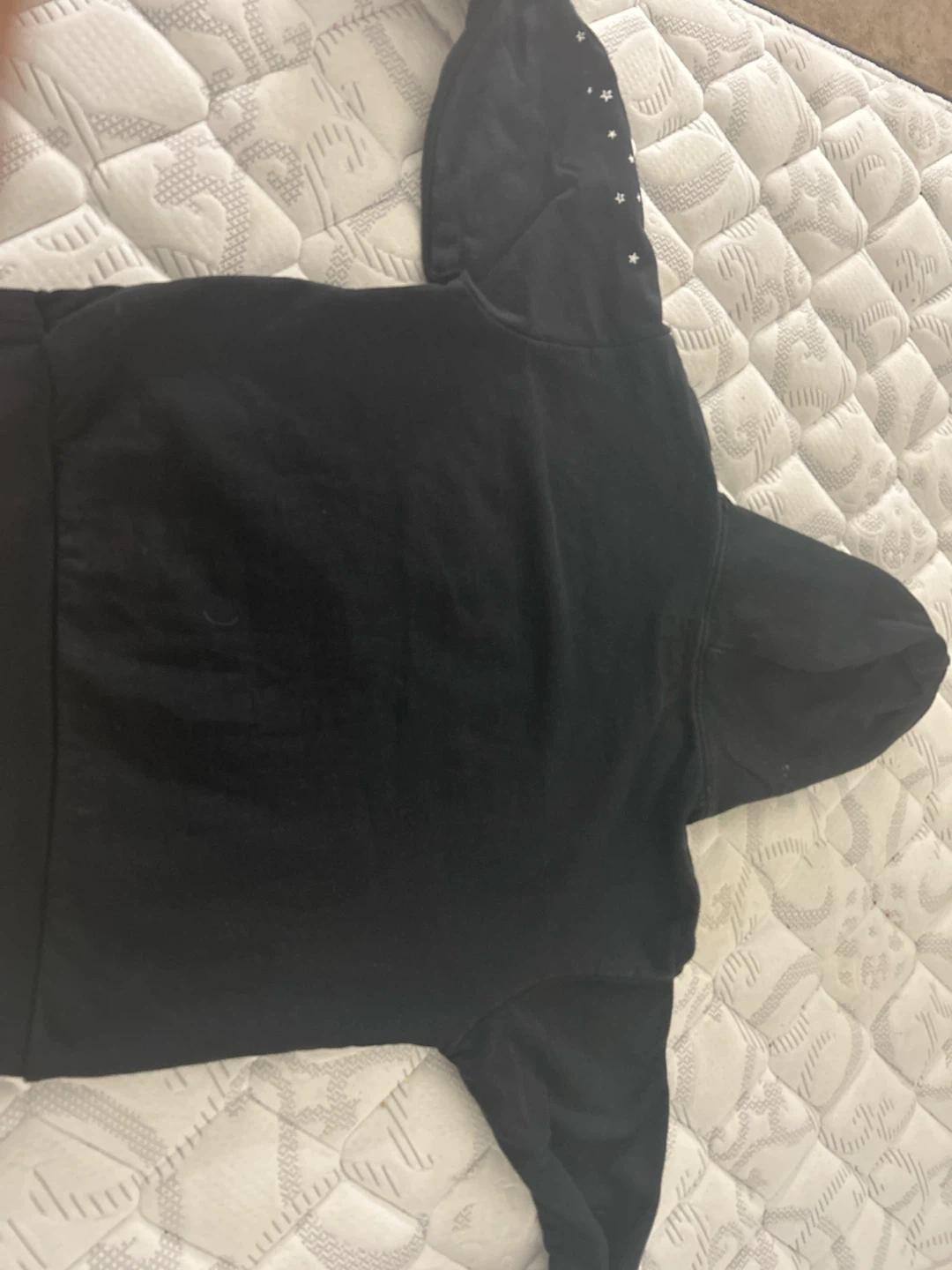 SP5DER Black Spider Web Hoodie