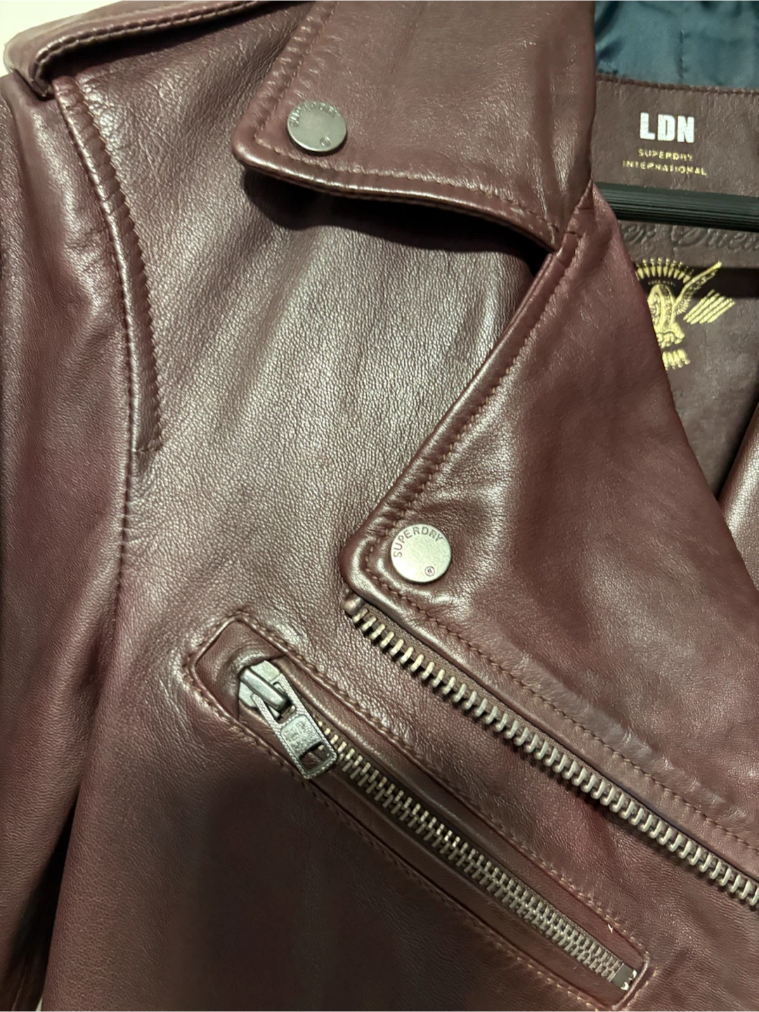 Superdry New Leather Jacket - photo 2