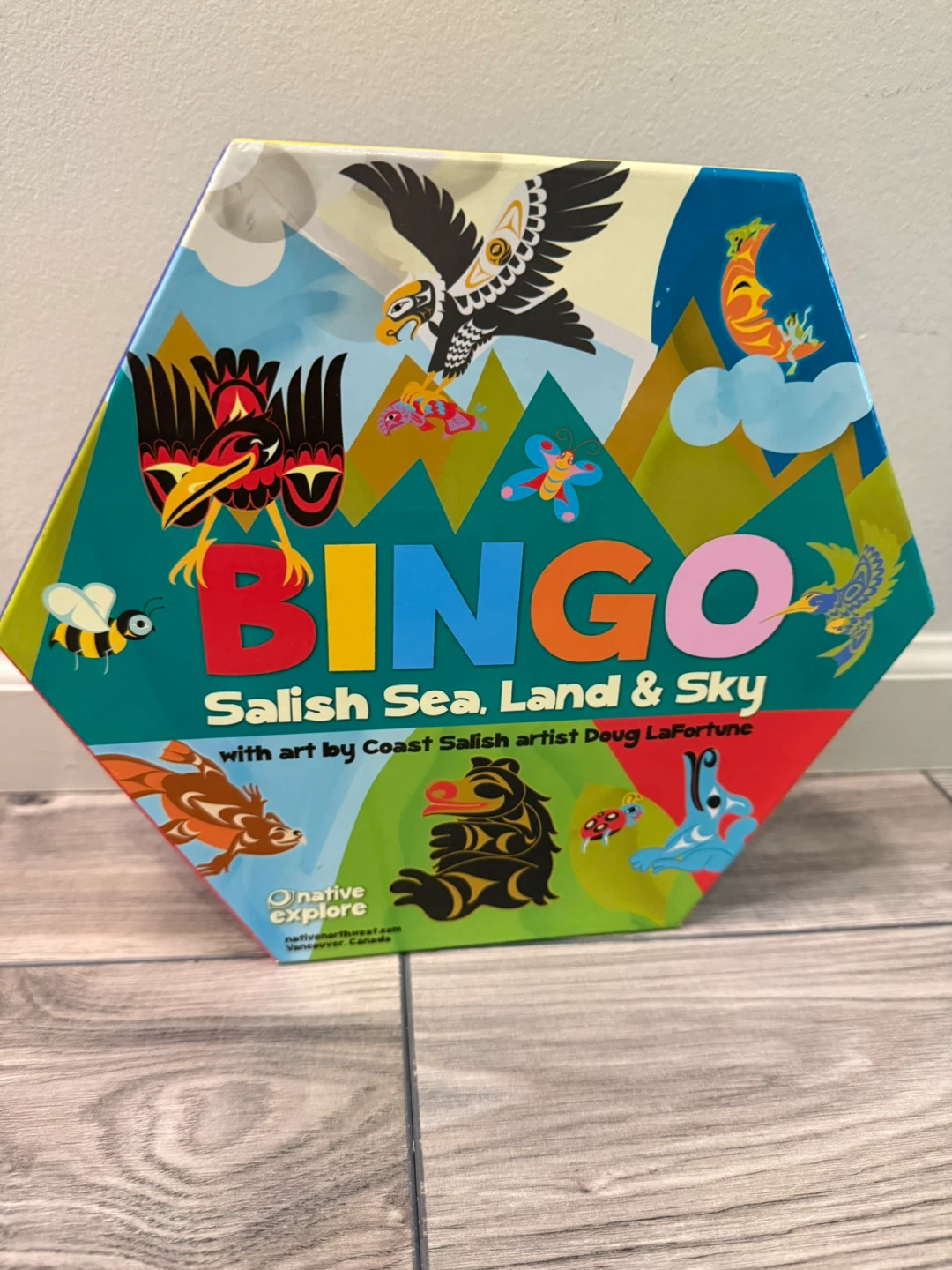 Native Explore Salish Sea Land & Sky Bingo Game