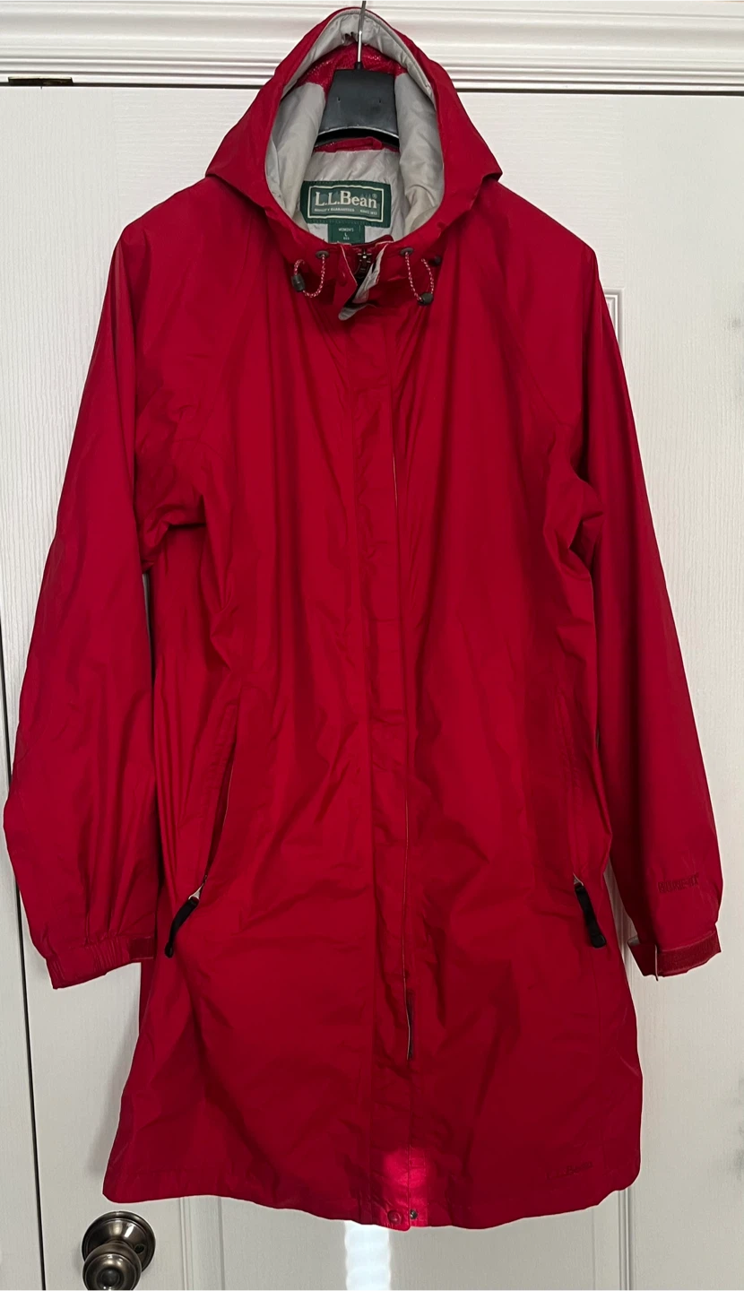 L.L. Bean Women's Gore-Tex Stowaway Jacket - Red