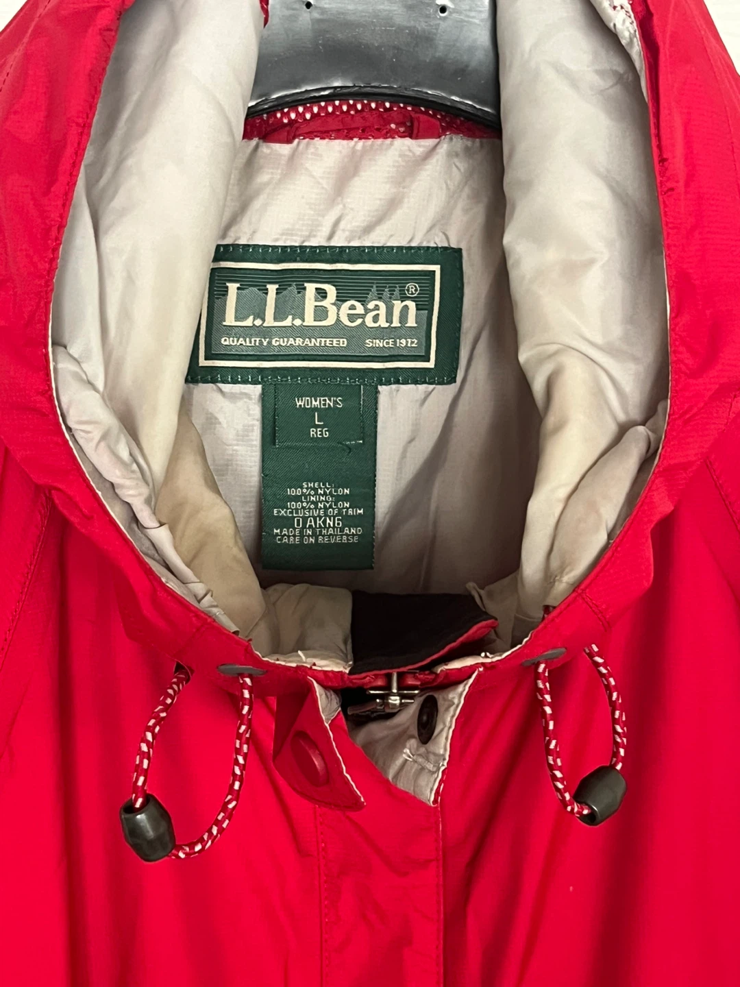 L.L. Bean Women's Gore-Tex Stowaway Jacket - Red - photo 2