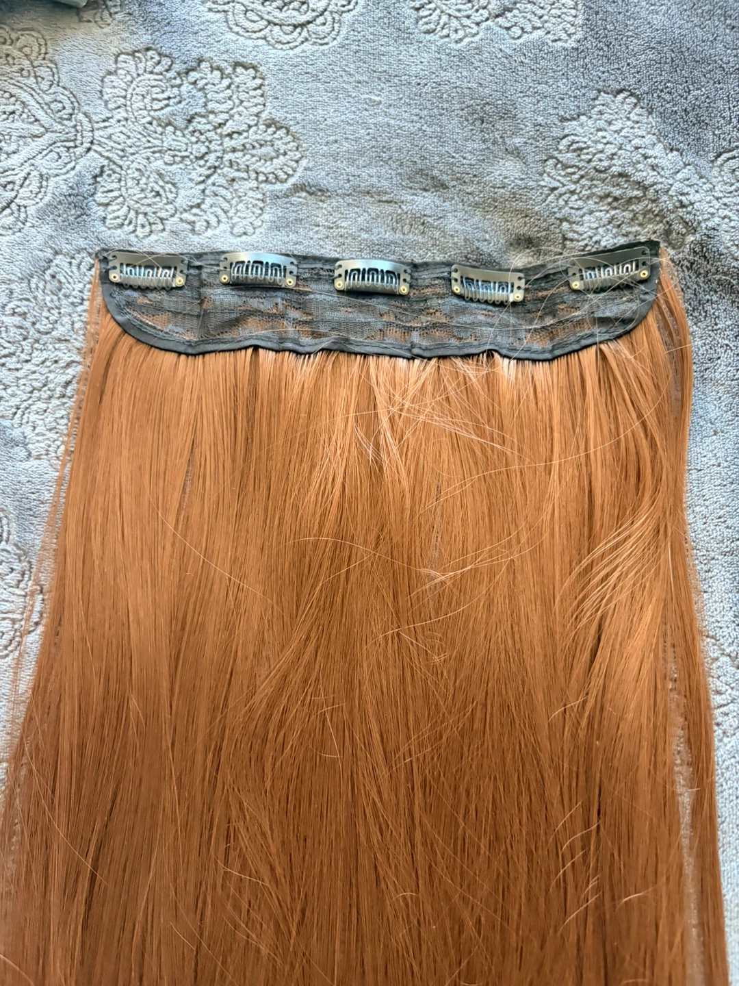 Ginger Clip-in synthetic Hair Extension Piece 22 “ - photo 2