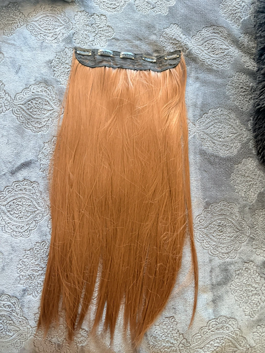 Ginger Clip-in synthetic Hair Extension Piece 22 “ - photo 3