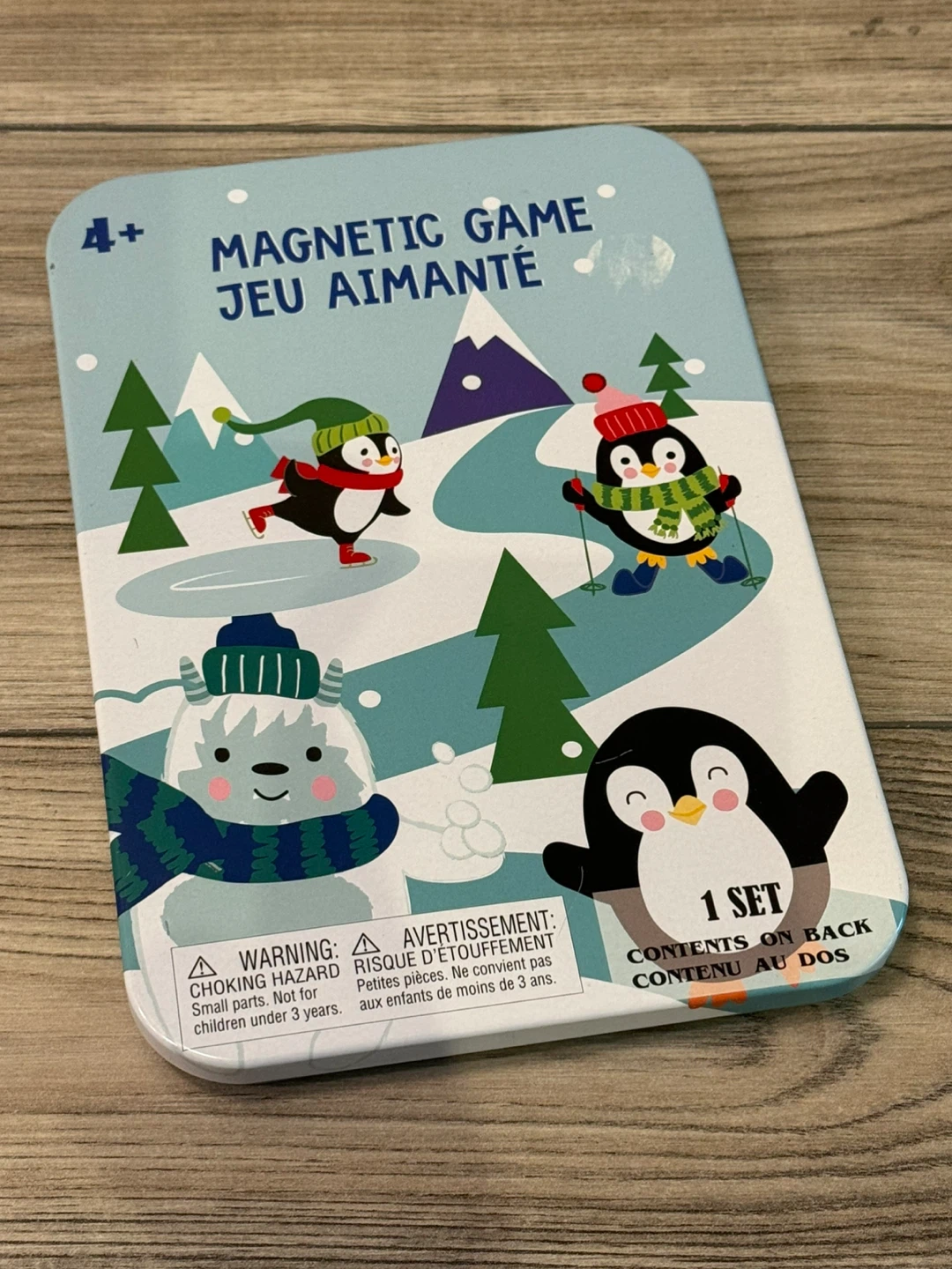 Winter Magnetic Tic-Tac-Toe Game