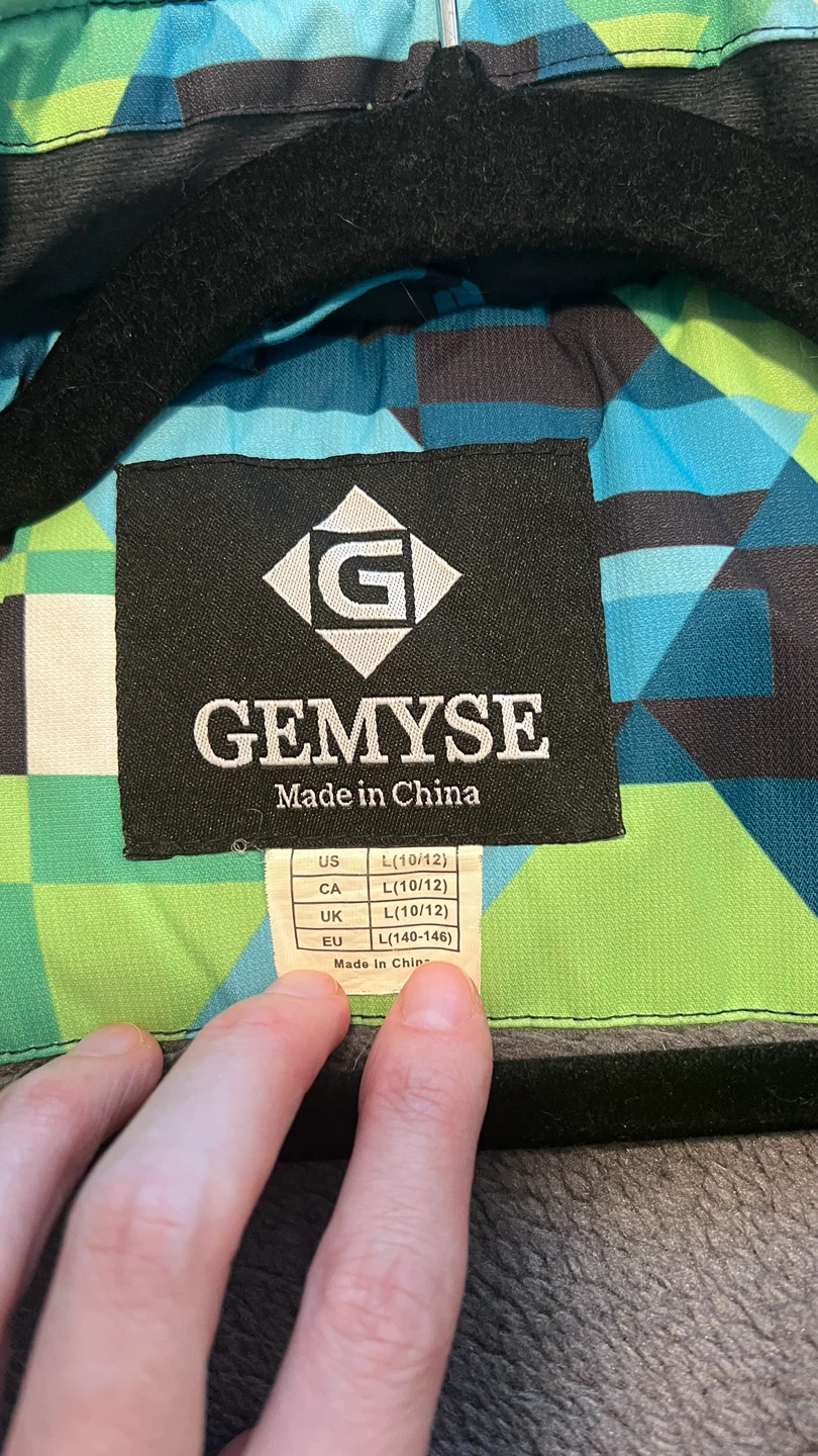 Gemyse Kids Ski Jacket Size L 10/12 - photo 3