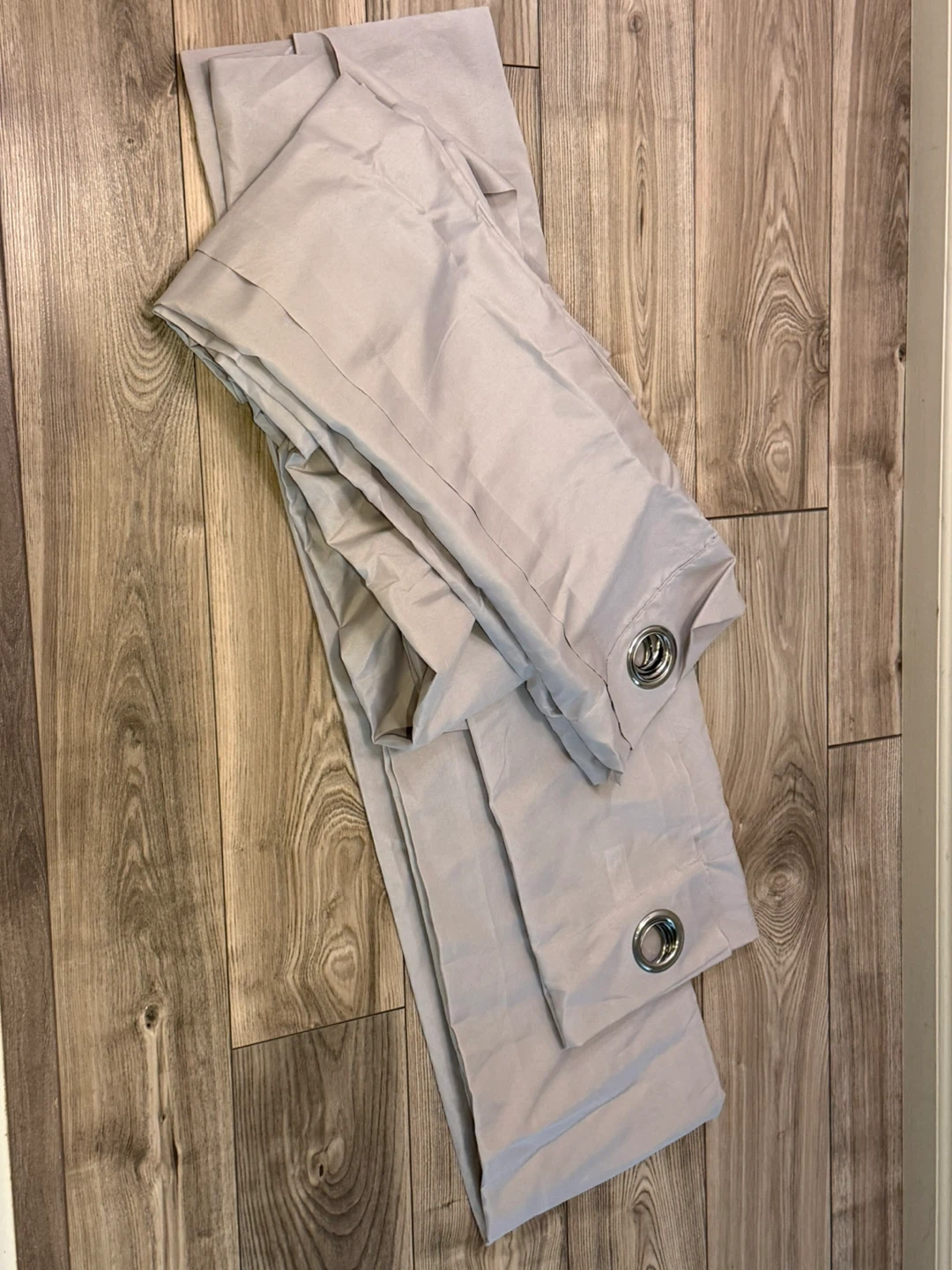 Light Grey sheer Grommeted Curtains