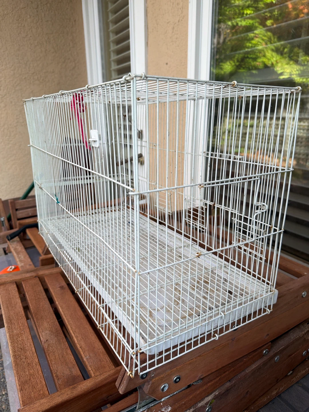 White Metal Bird Cage - photo 2