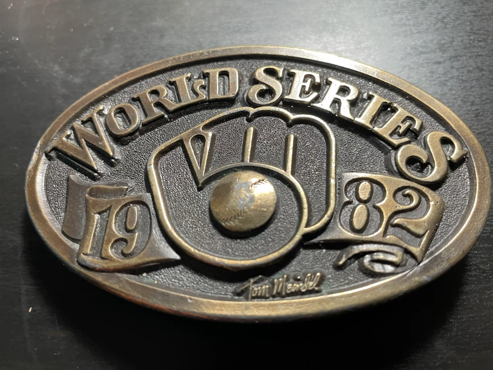 1982 World Series Milwaukee Brewers Belt Buckle - photo 3