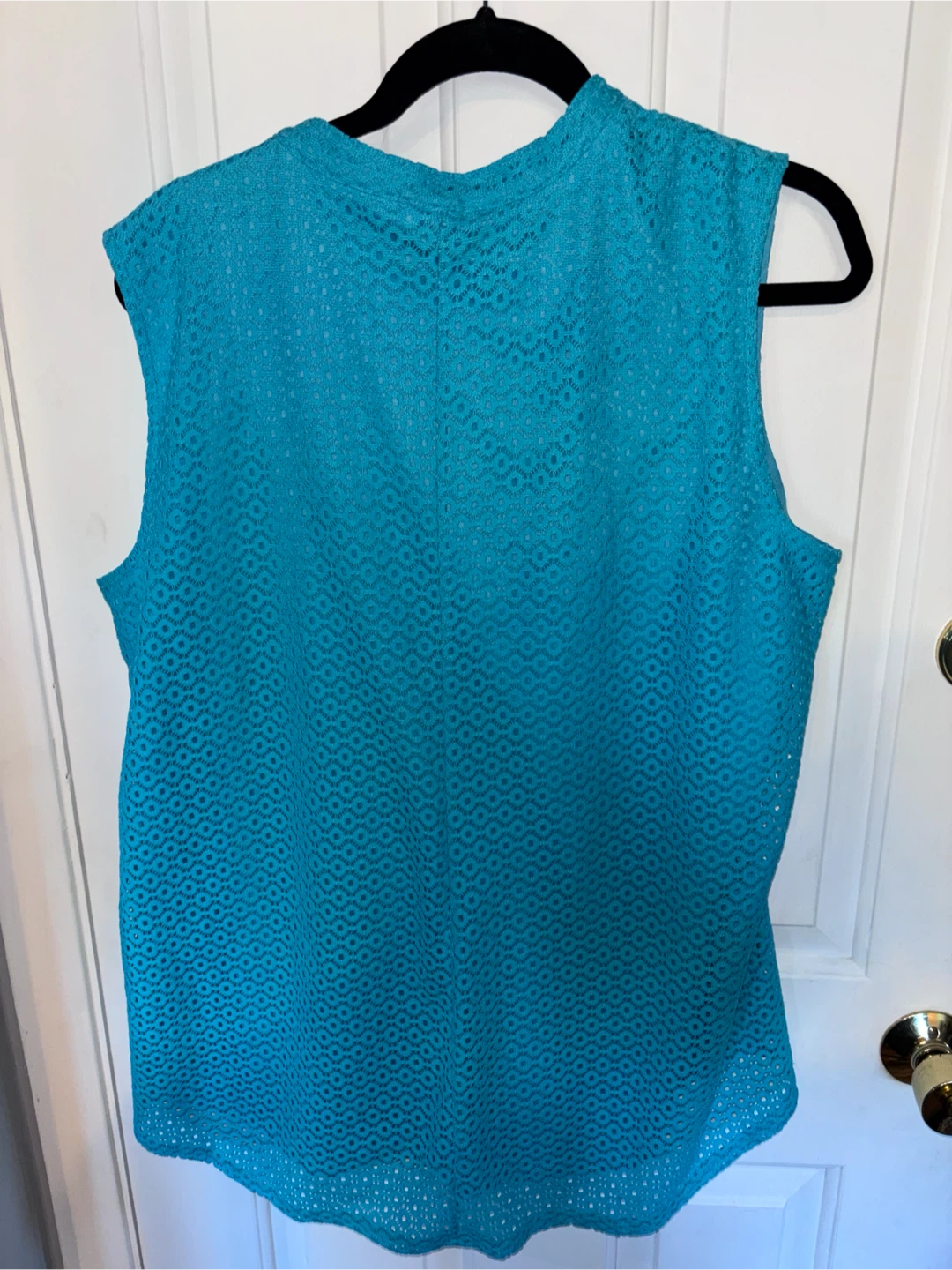 Westport Turquoise Sleeveless Blouse - photo 3