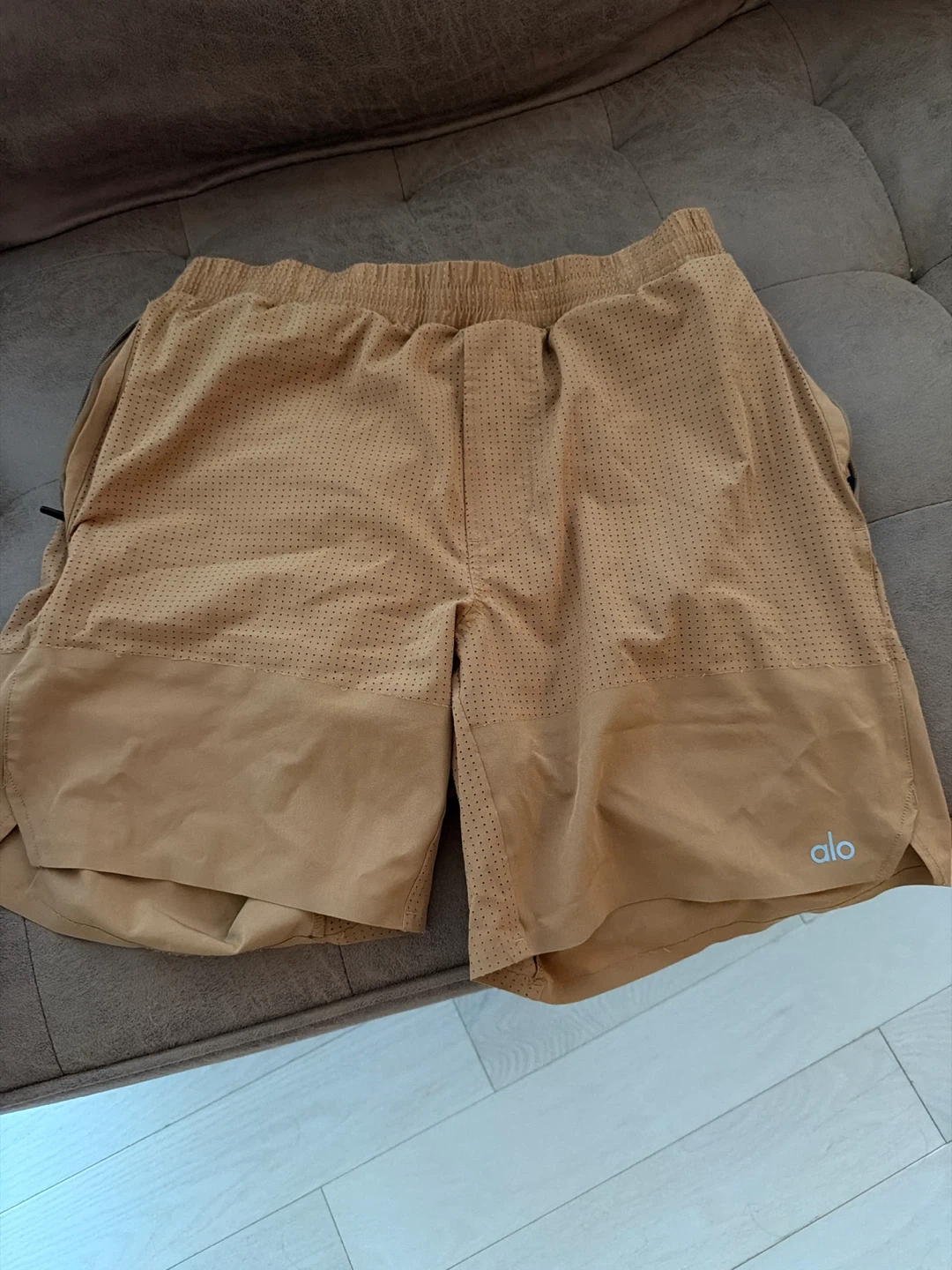 Alo Yoga Perforated Athletic Shorts
