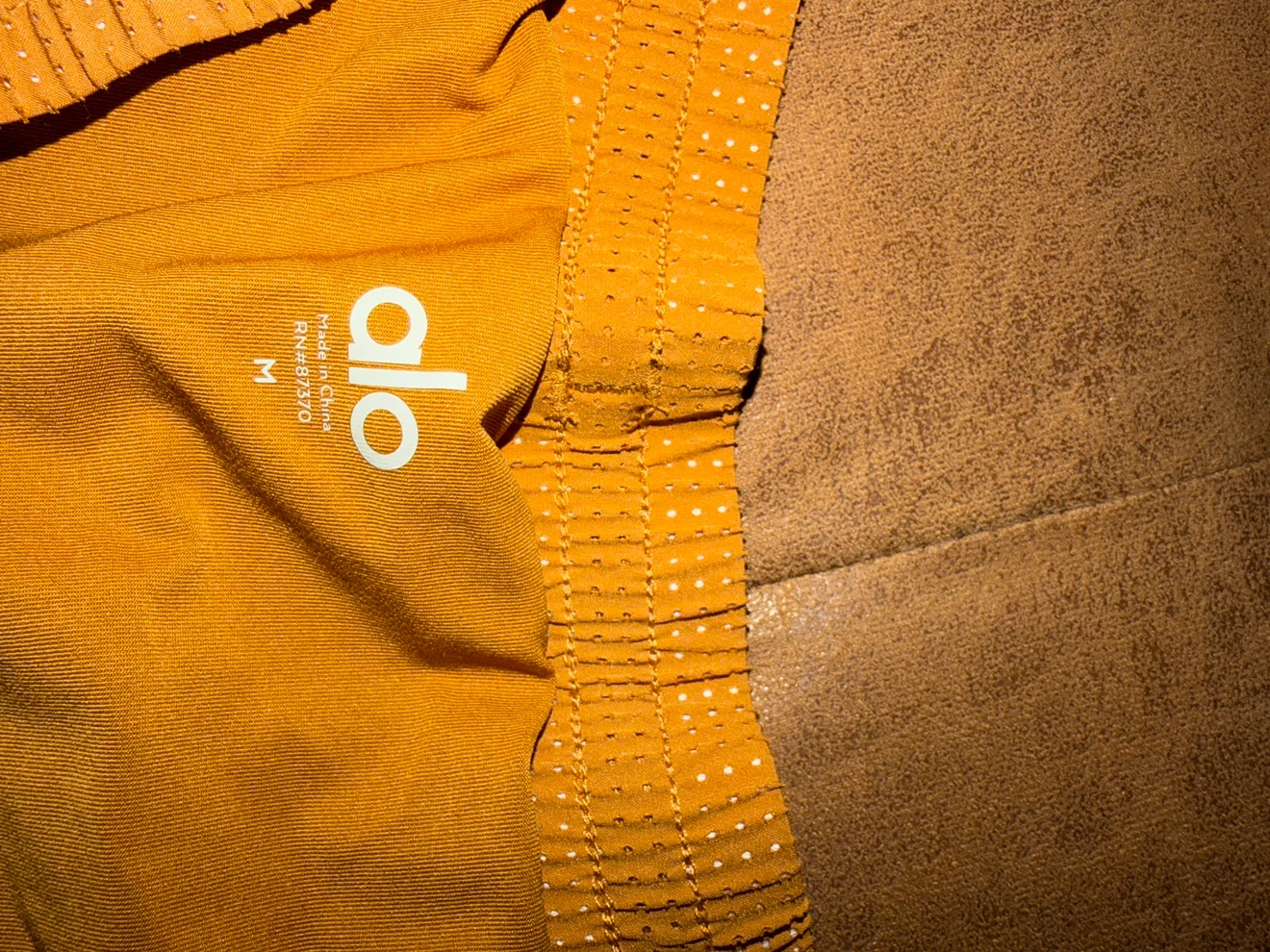 Alo Yoga Perforated Athletic Shorts - photo 3