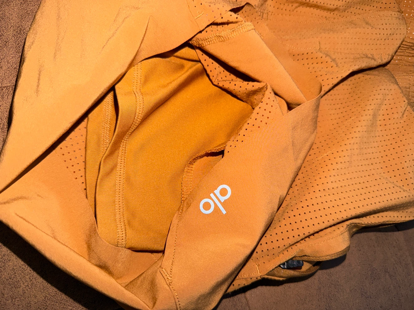 Alo Yoga Perforated Athletic Shorts - photo 4