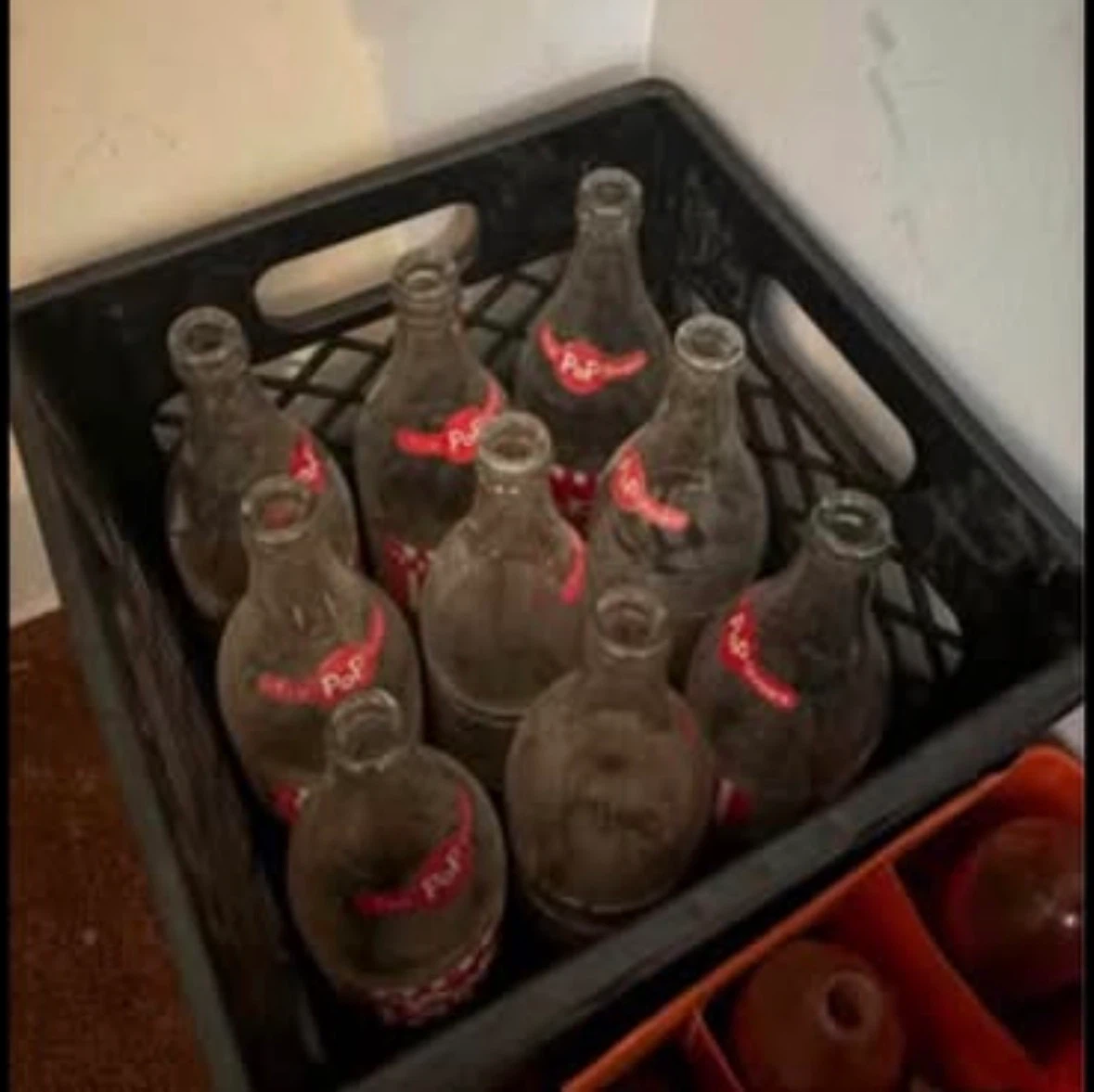 Vintage pop glass bottle - photo 2