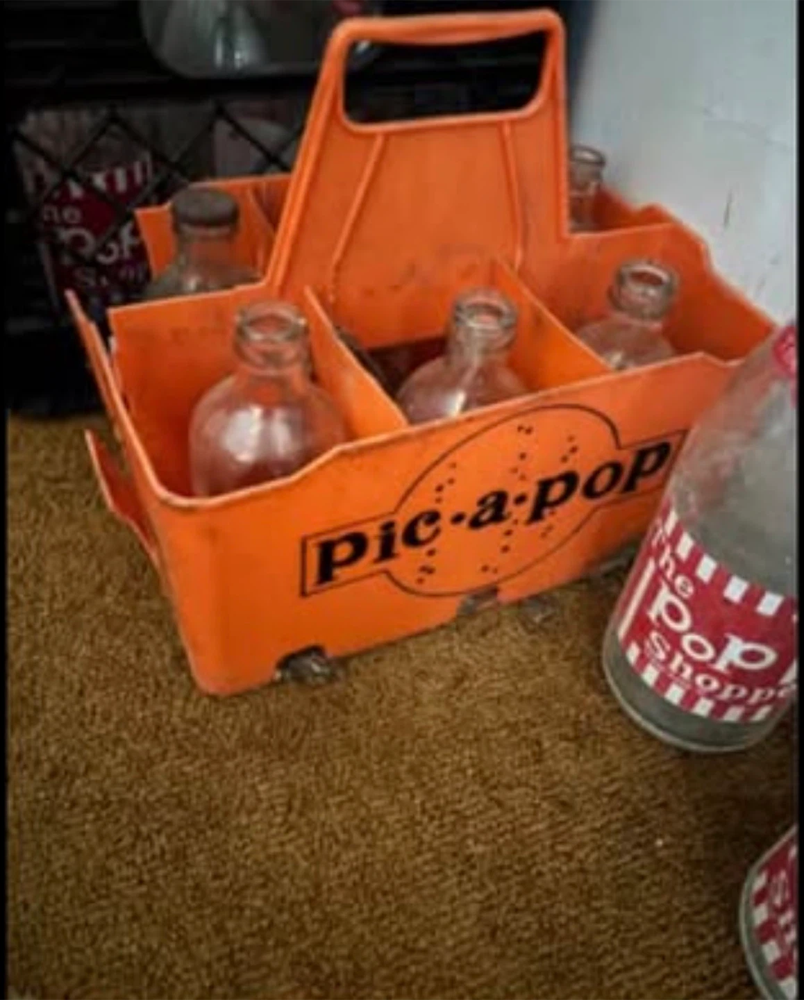 Vintage pop glass bottle - photo 4