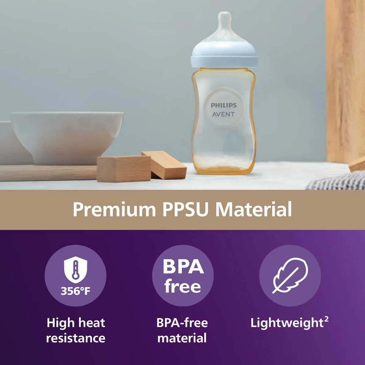 Philips Avent Natural Response PPSU Baby Bottles (Set of 8) - photo 4