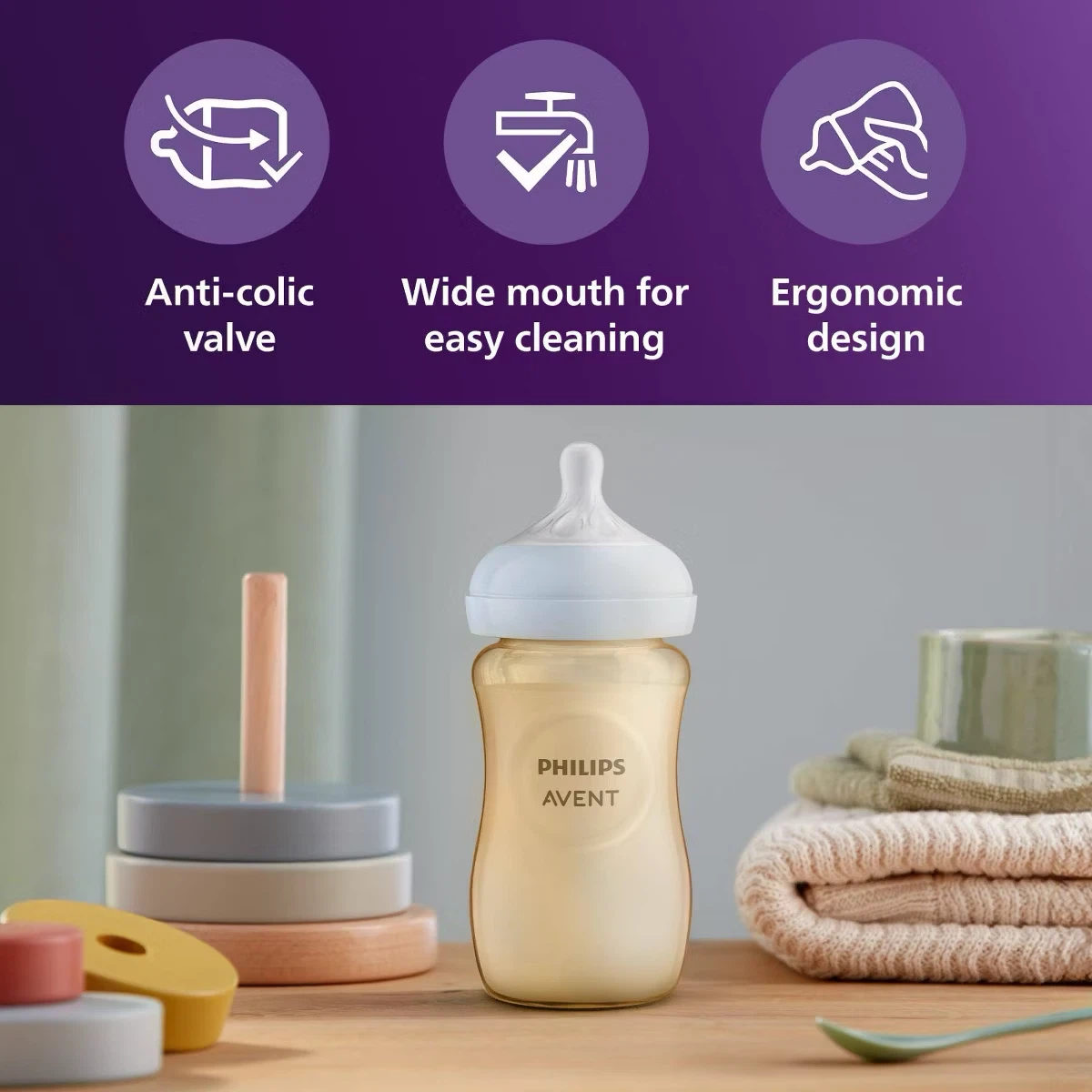 Philips Avent Natural Response PPSU Baby Bottles (Set of 8) - photo 5
