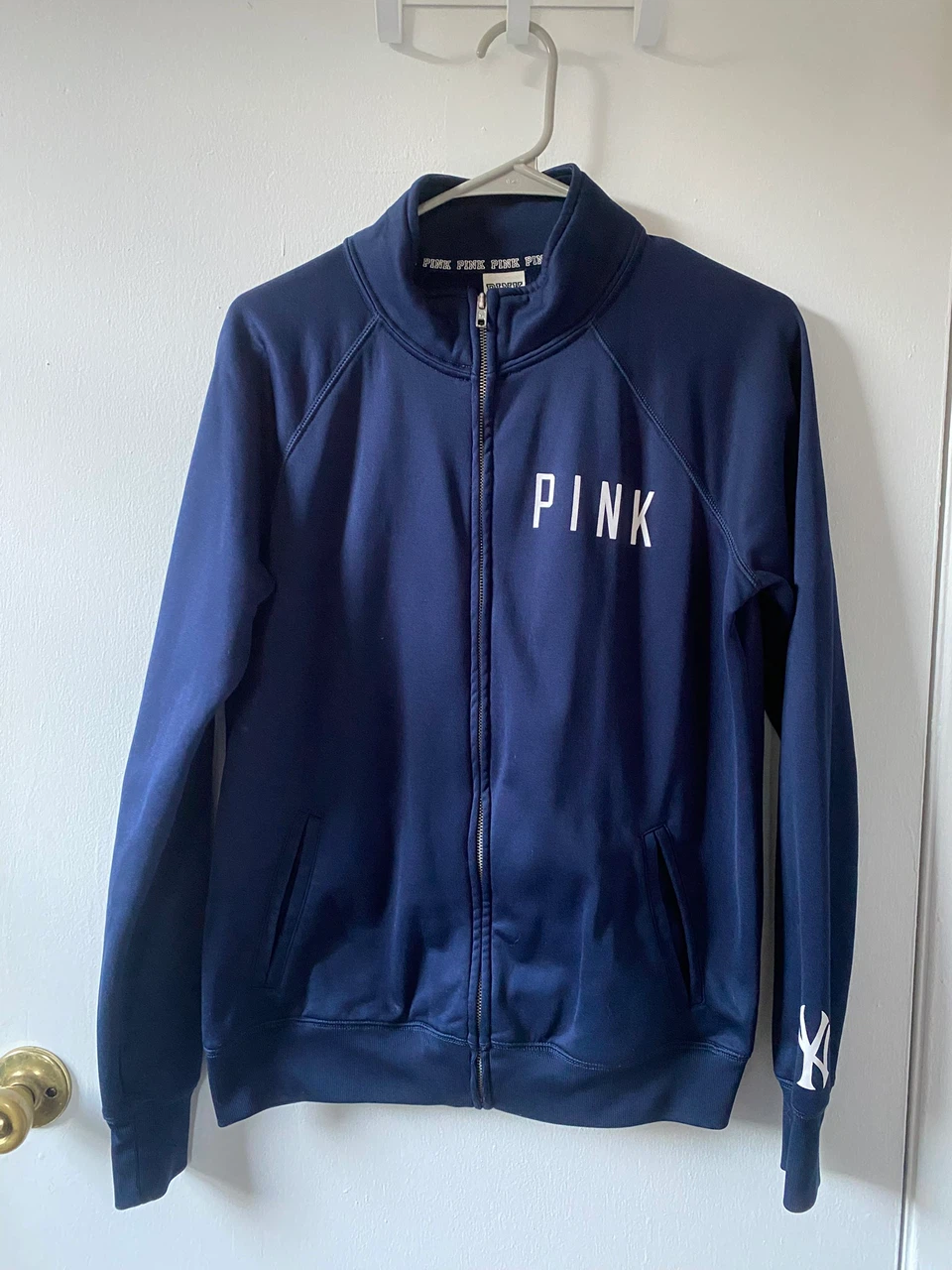 PINK Victoria's Secret Yankees Zip-Up Jacket