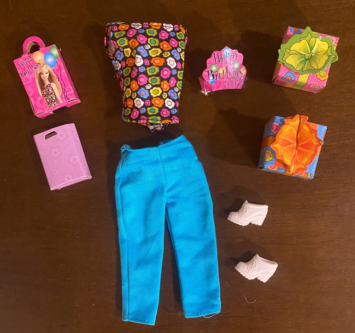 Assorted vintage Barbie Doll Clothes and Accessories Lot