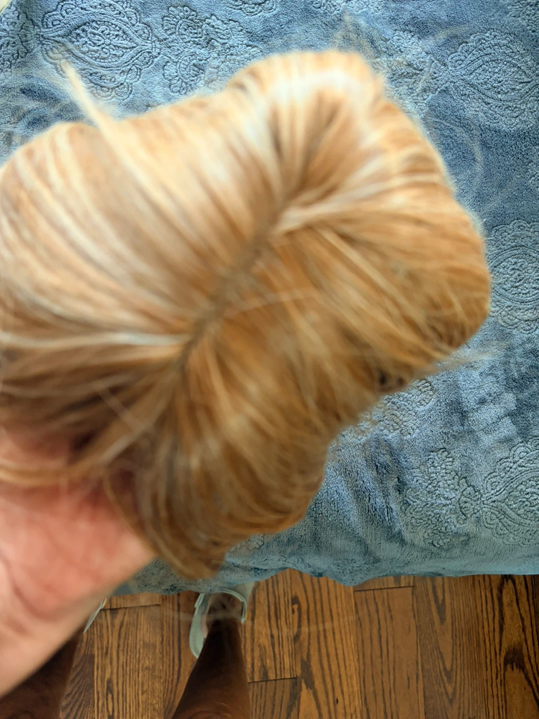 14” Light Brown/blond synthetic Hair Topper Hairpiece - photo 5