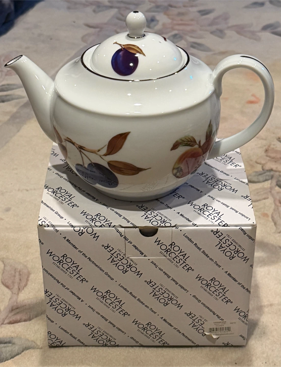 Royal Worcester Evesham Gold Teapot