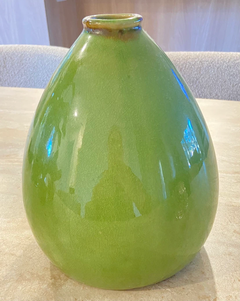 Green Ceramic Vase