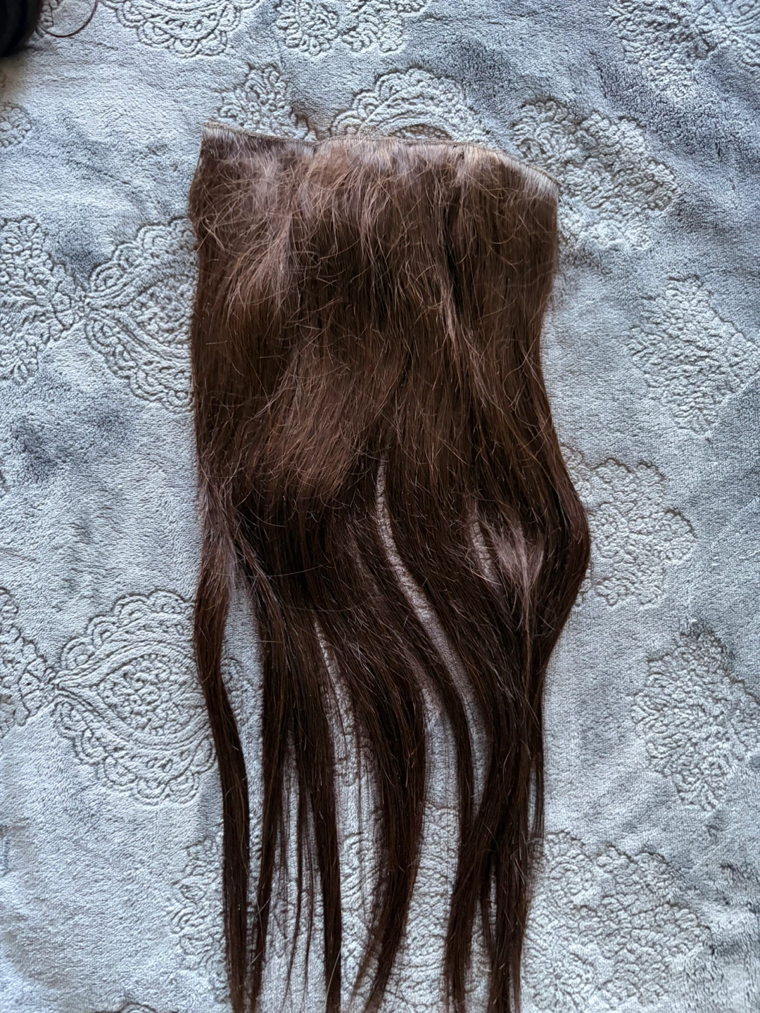 Dark Brown halo Hair Extension Weft - photo 2