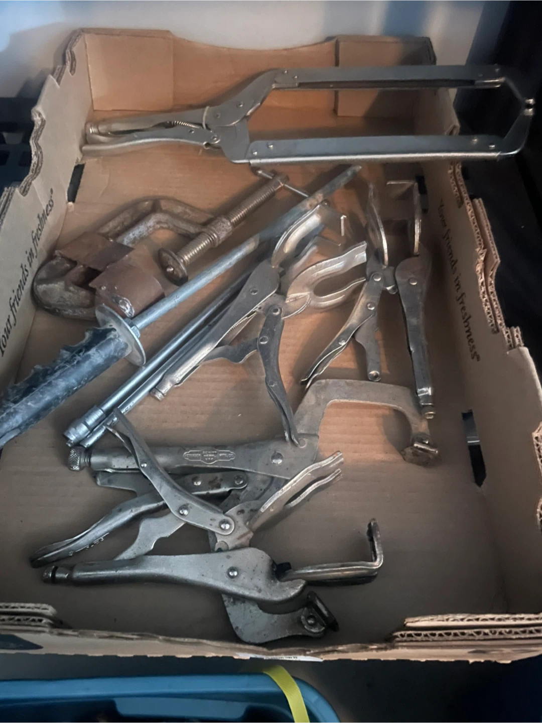 Assorted Vintage Vise-Grip Locking Pliers and Clamps