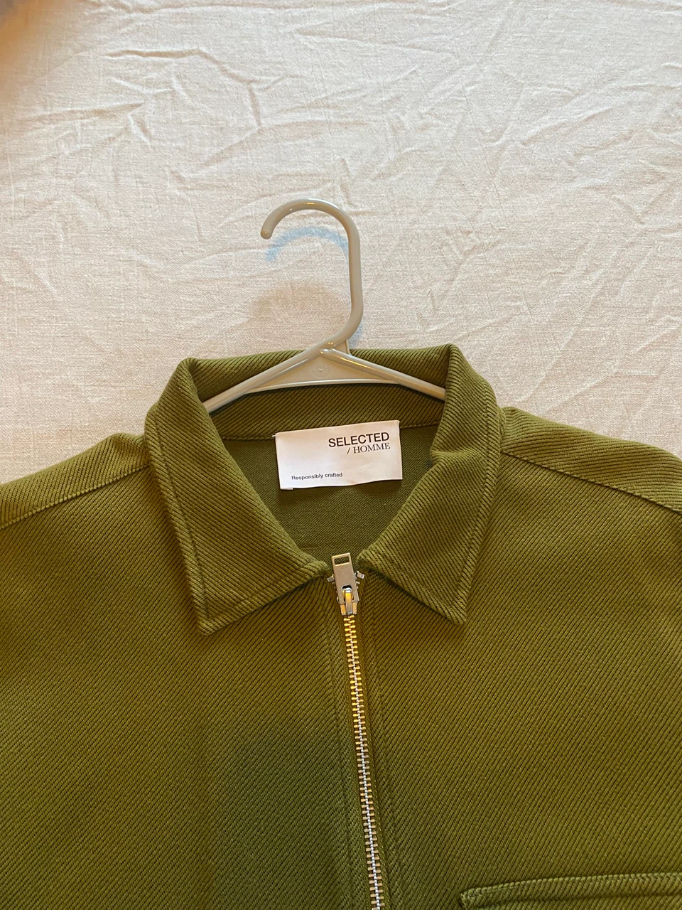 Selected Homme Olive Green Full-Zip Jacket - photo 2