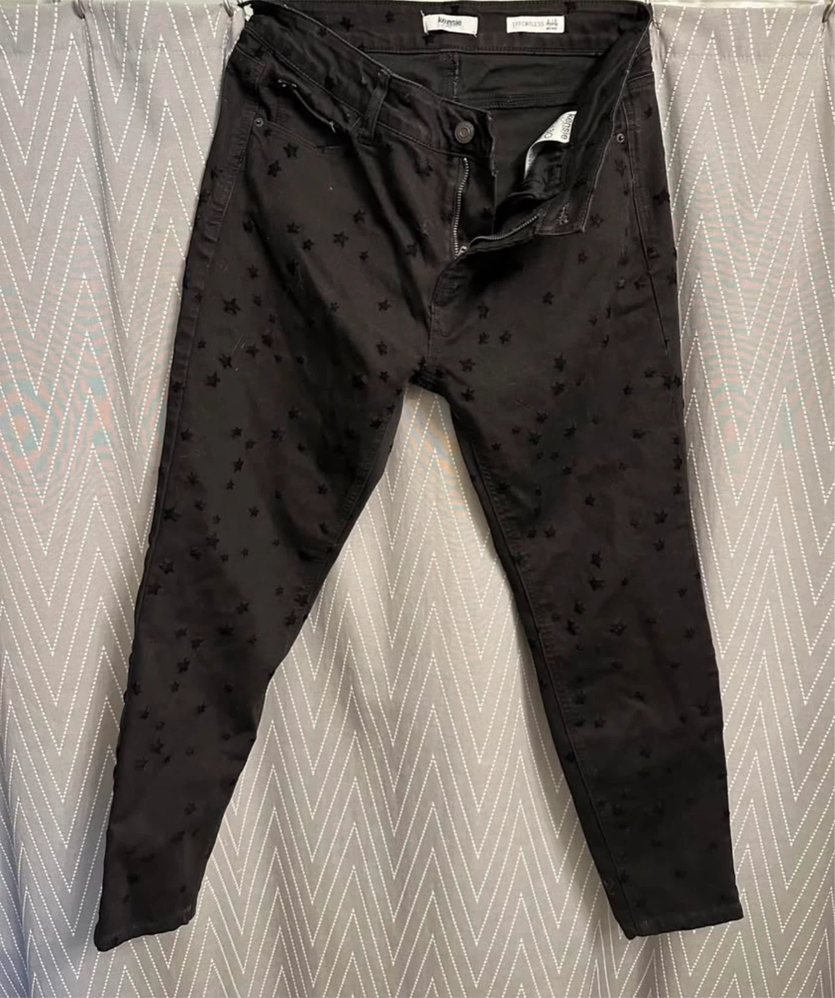 Kensie Star Print Effortless Ankle Jeans - photo 3