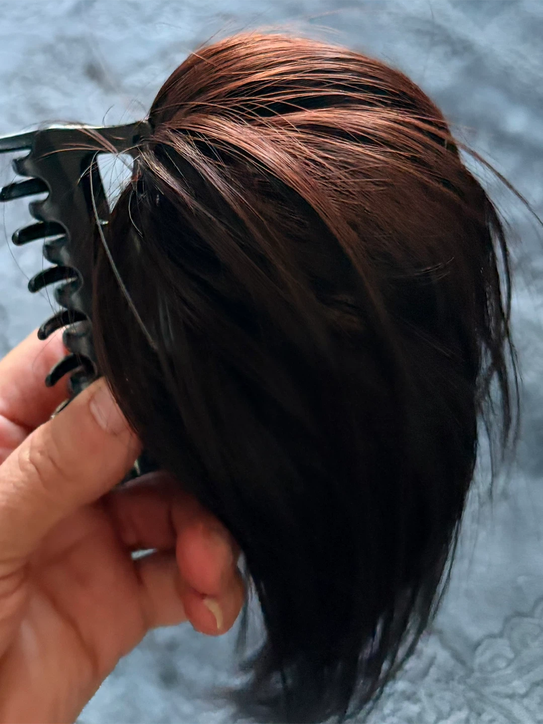 10” Claw Clip premium synthetic Ponytail Extension - photo 3