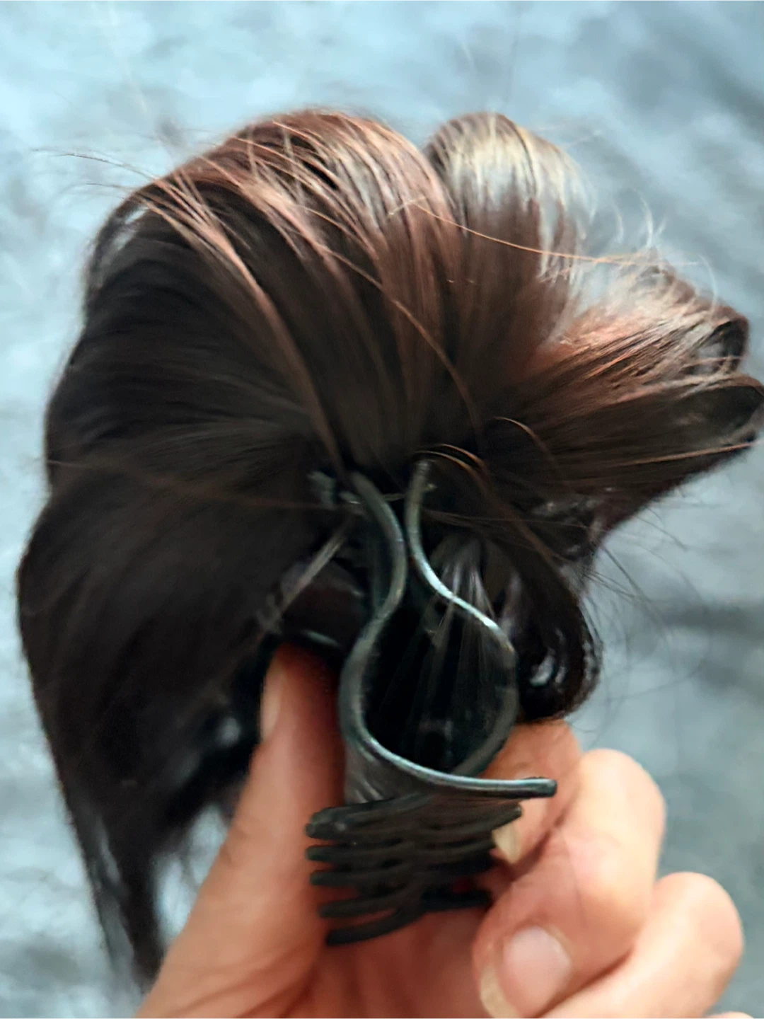 10” Claw Clip premium synthetic Ponytail Extension - photo 4