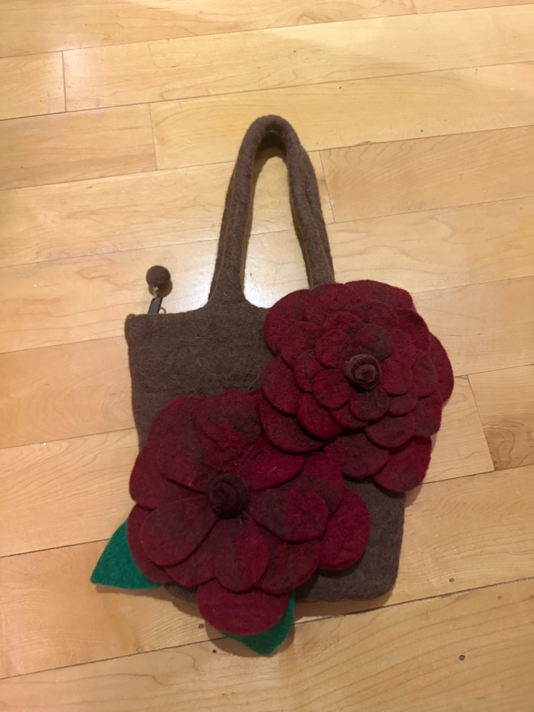 Felt Flower Handbag