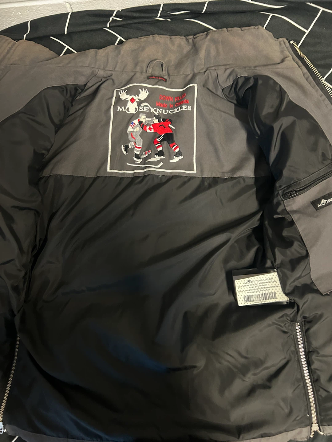 Moose Knuckles Winter Jacket (Grey) – Size Small - photo 5