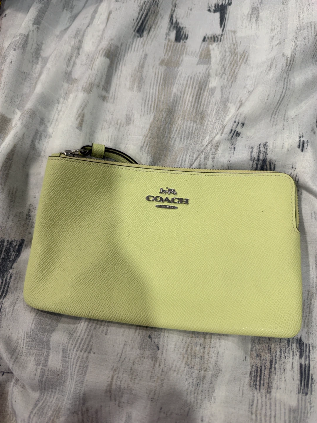 Coach Wristlet - Lime Green