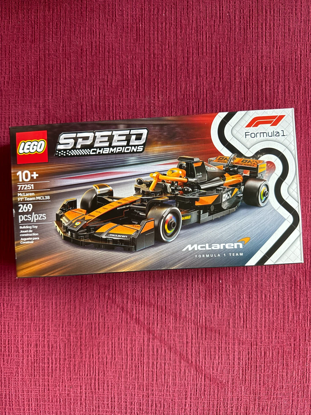 Lego Speed Champions McLaren F1® Team MCL38 Race Car