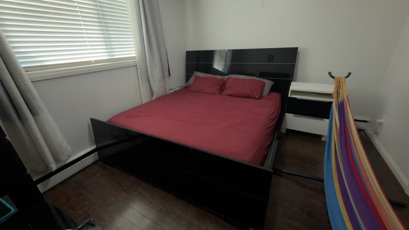 Black Modern King Size Bed Frame