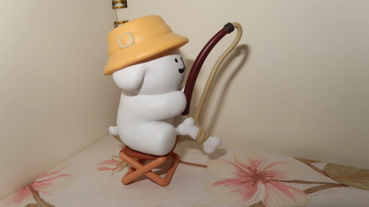 Fishing Dog Character Figurine - photo 2