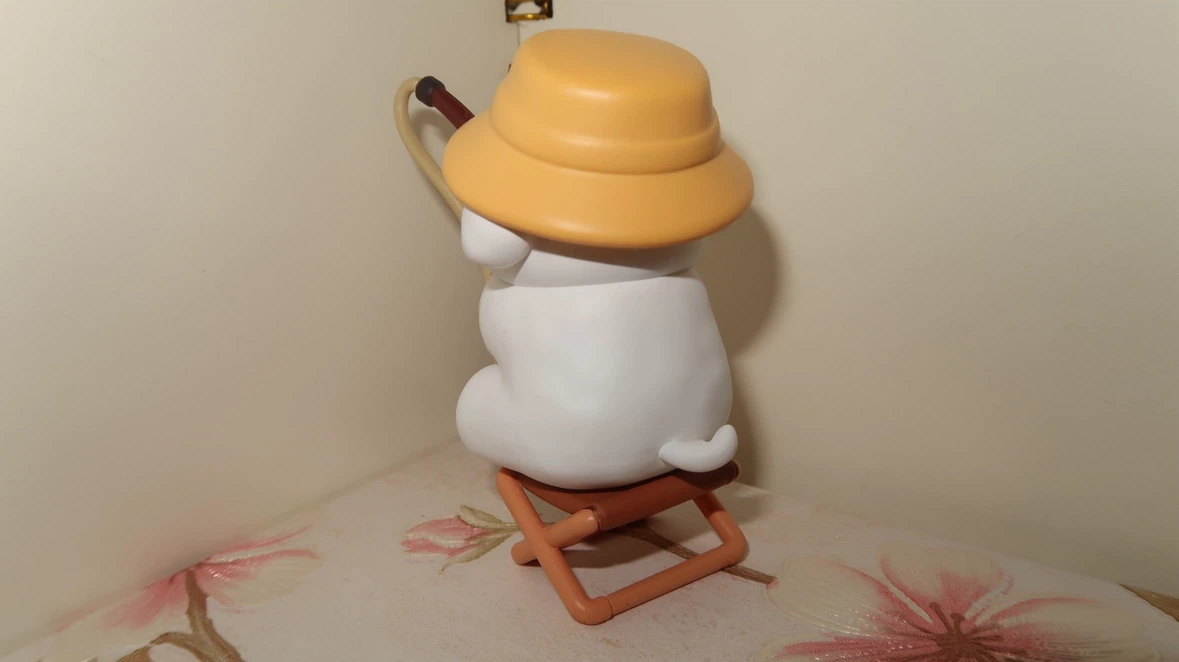 Fishing Dog Character Figurine - photo 3