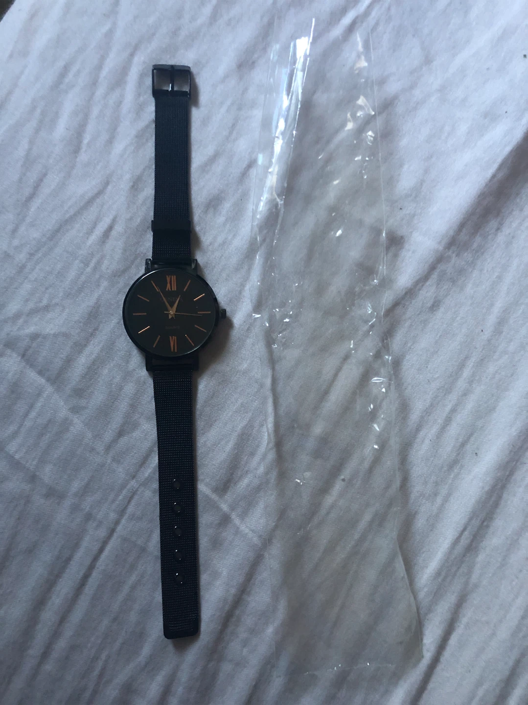 Geneva Black Quartz Watch Unisex - photo 3