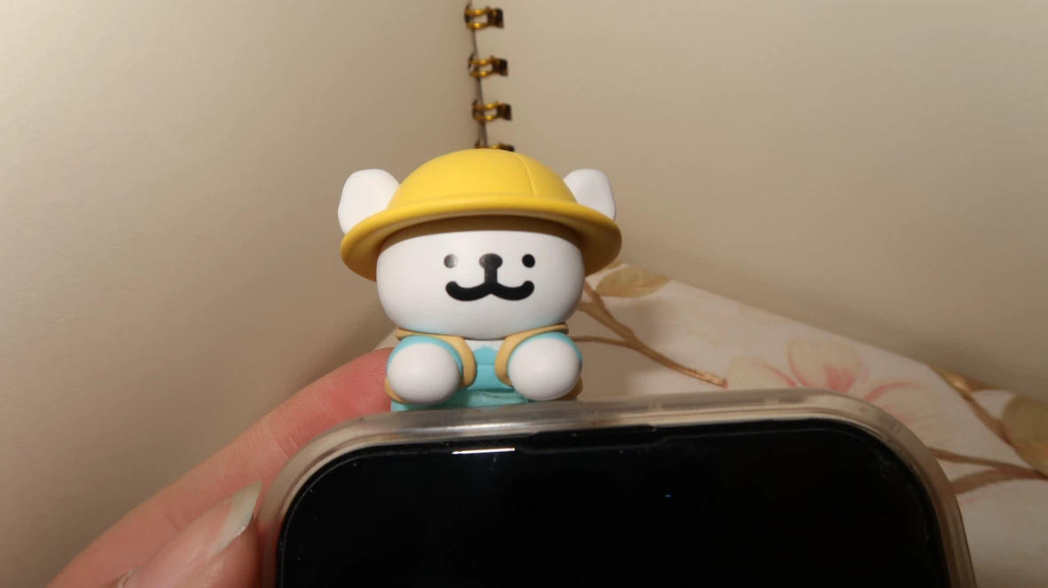 Cute Bear Character Phone Accessory