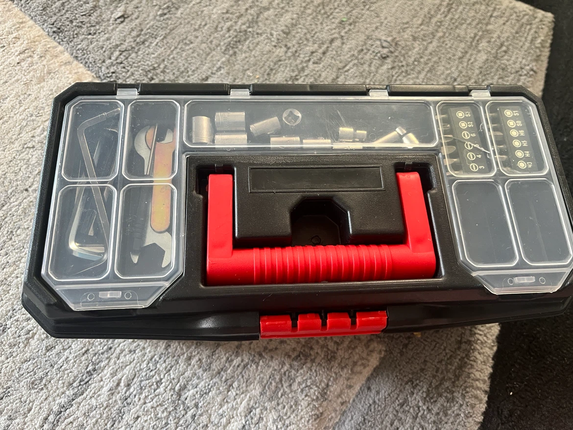 Toolbox with Assorted Hand Tools and Hardware - photo 5