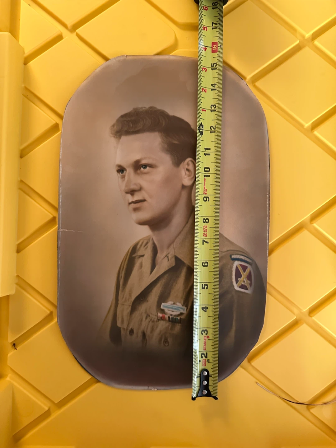 Vintage 10th Mountain Division Military Portrait - photo 2