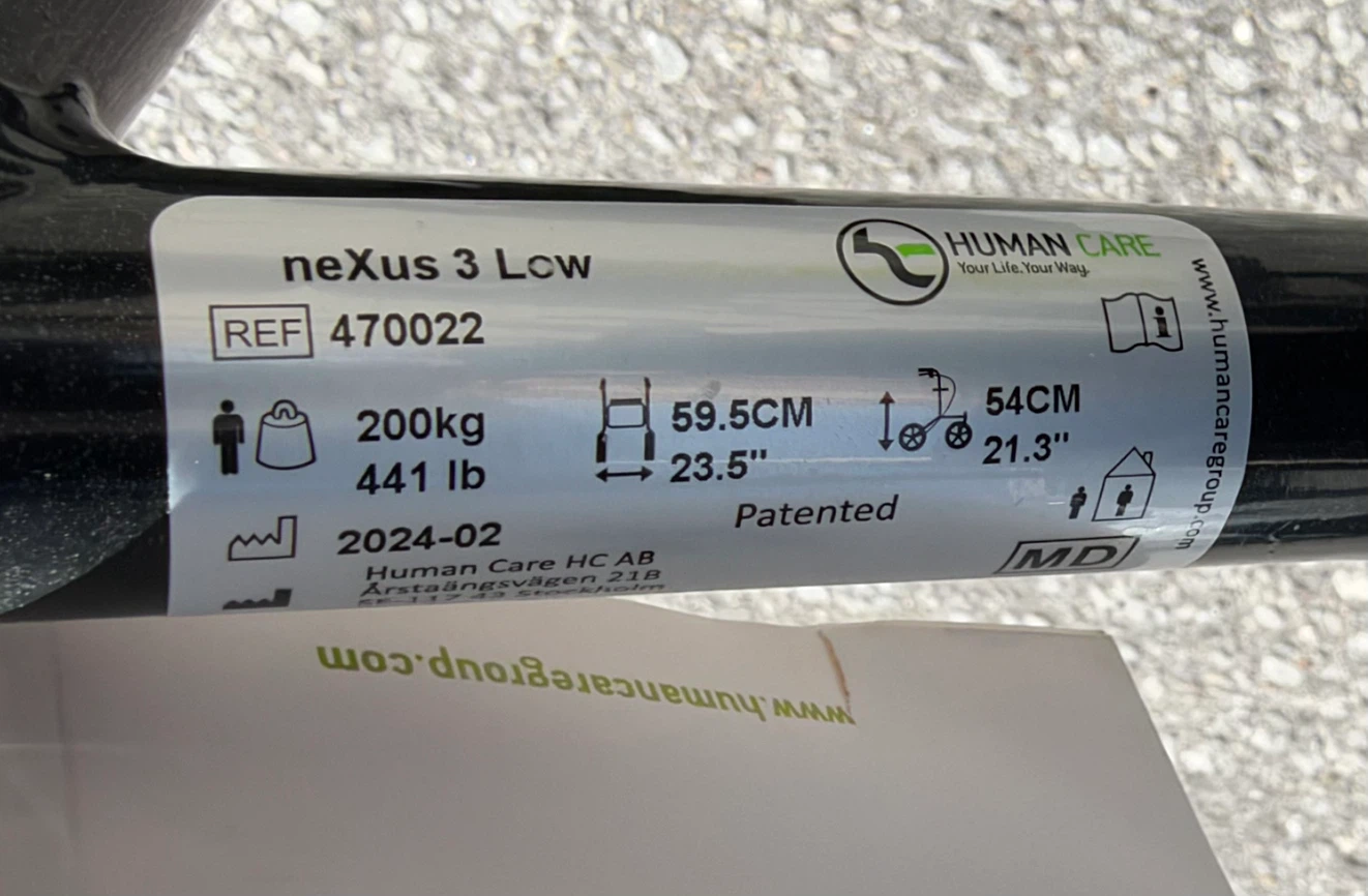NEXUS 3 LOW WALKER ROLLATOR - photo 3