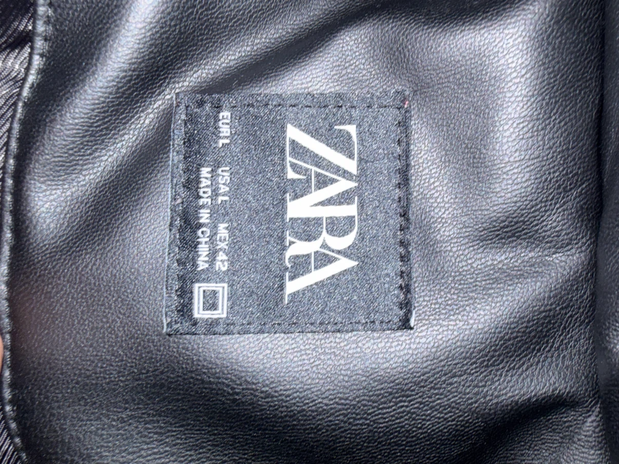 Zara Faux Leather Bomber Jacket - photo 3