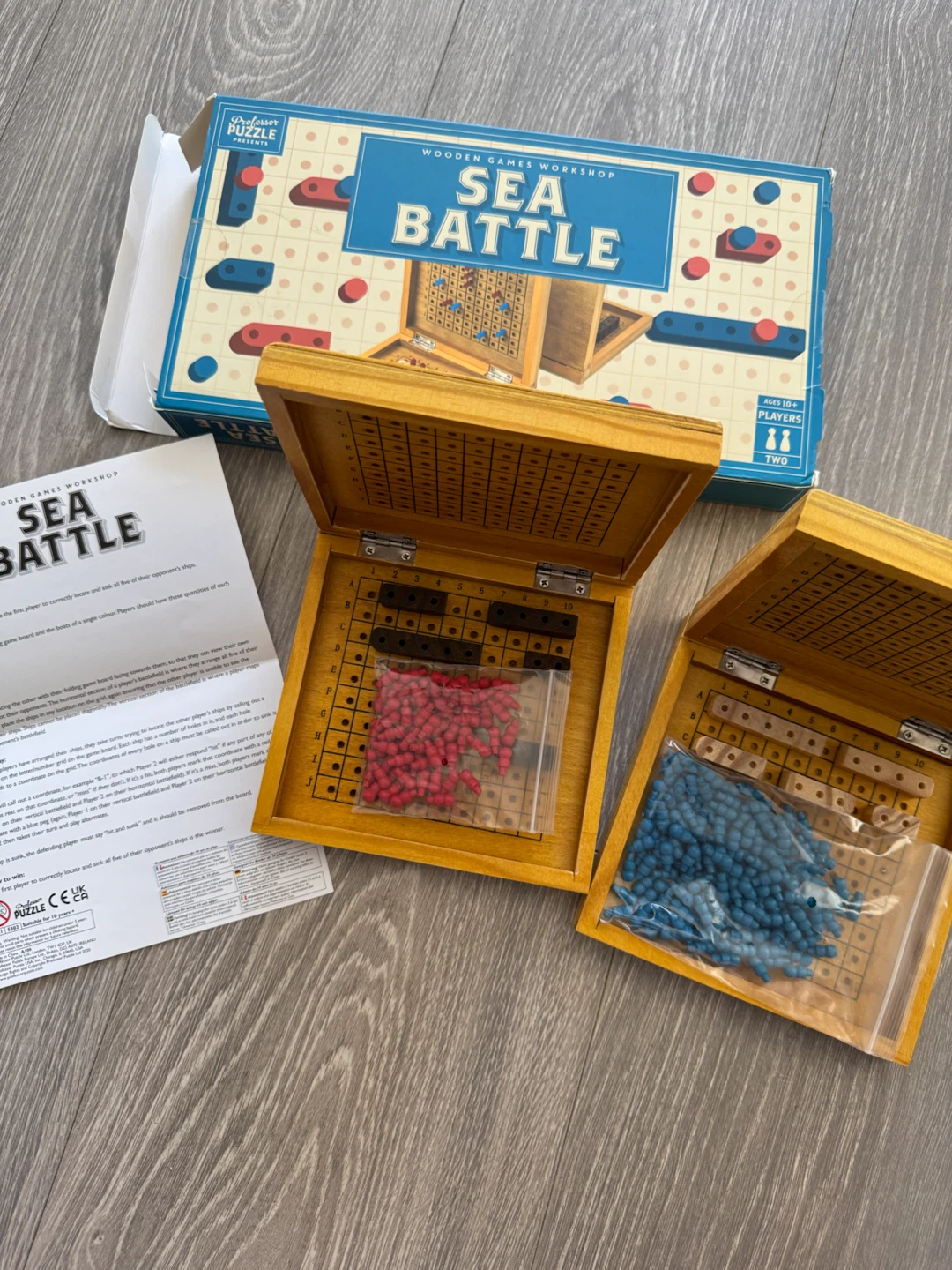 Wooden Sea Battle Game - photo 3