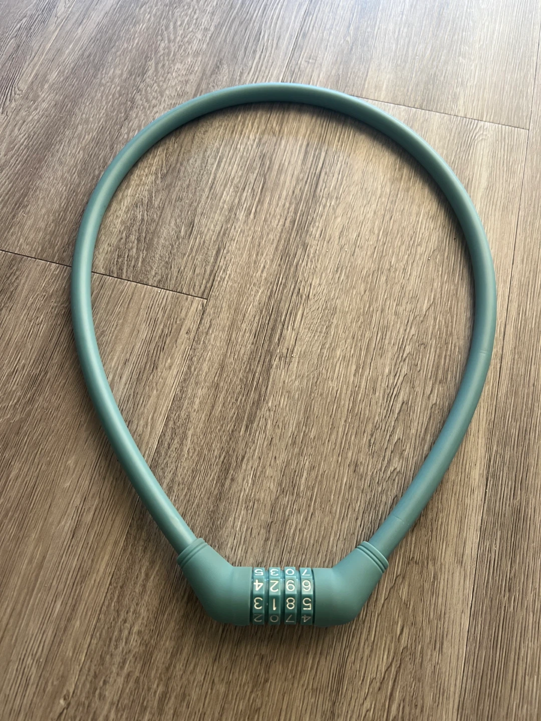 Blue Combination Cable Bicycle Lock
