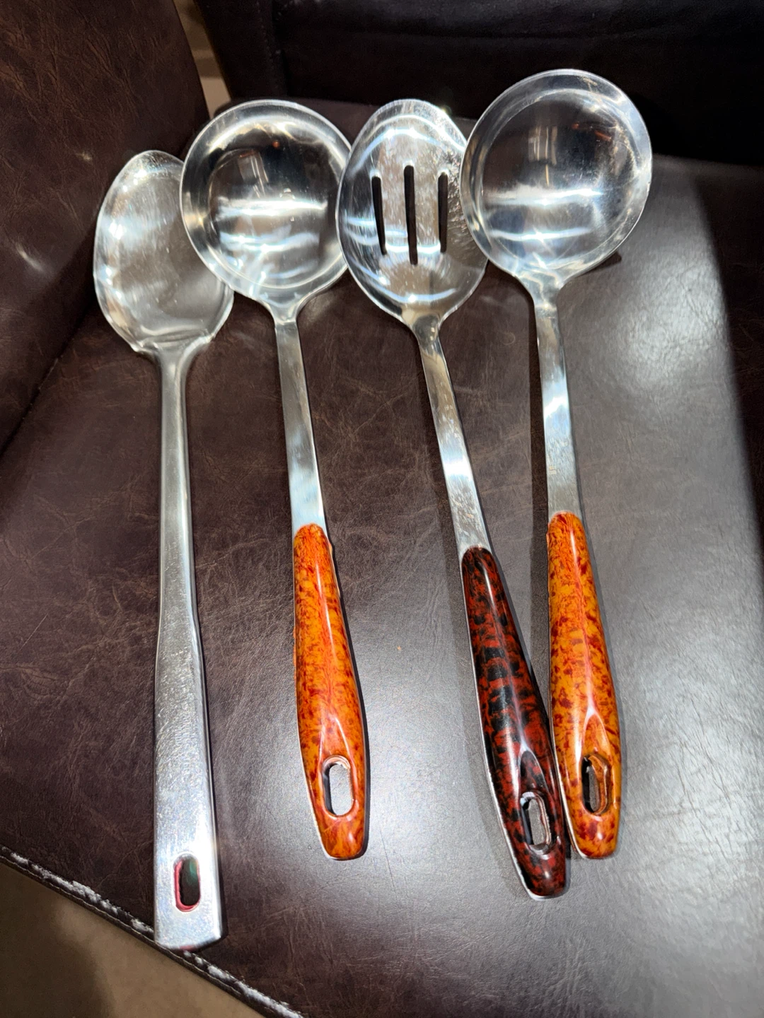 Set of 4 Stainless Steel Kitchen Utensils