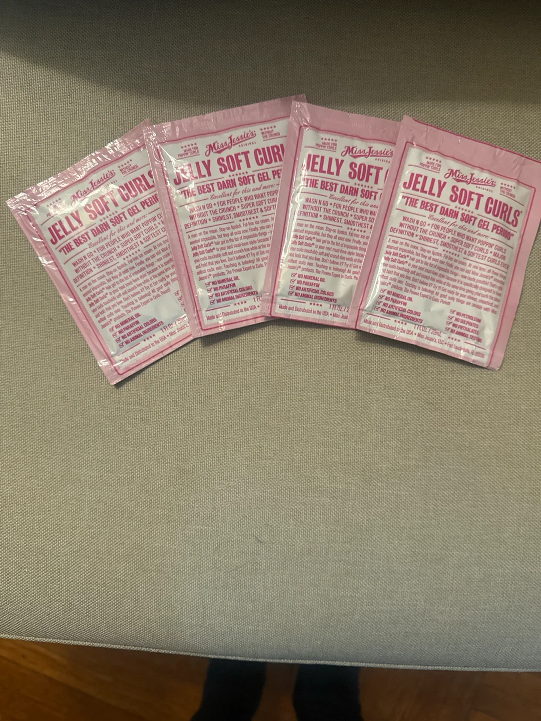 4 Miss Jessie's Jelly Soft Curls Packets