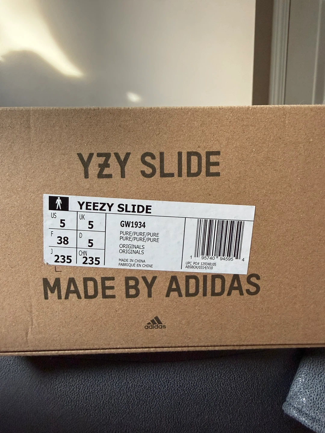 Adidas Yeezy Slide Pure Size 5