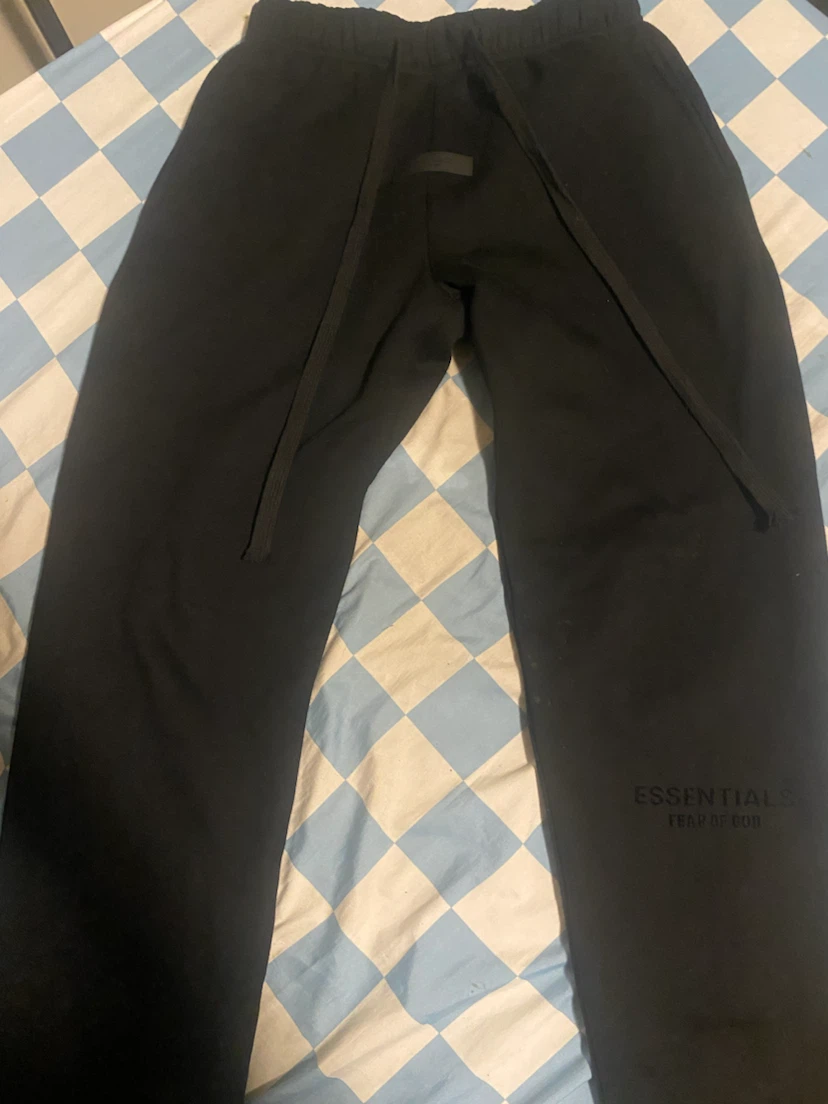 Essentials Fear of God Black Sweatpants
